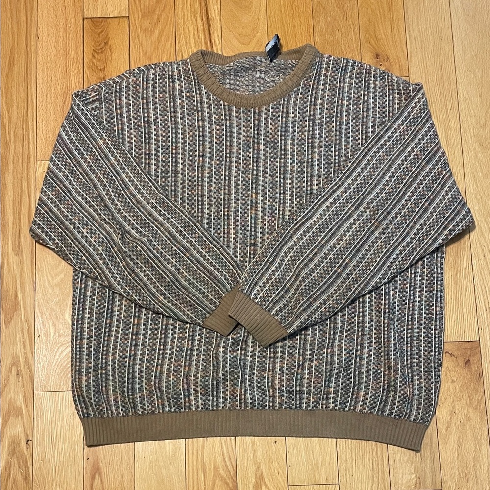 Classic Striped Crewneck Sweater for Men